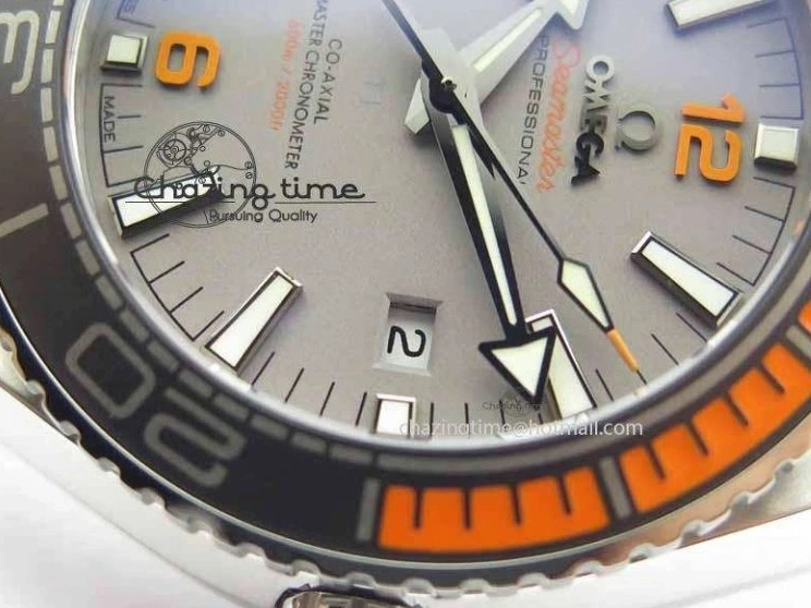 0206 UrbanStyle Planet Ocean 2016 43.5mm SS OM 1:1 Best Edition Gray Dial On Black Nylon Strap A 8168